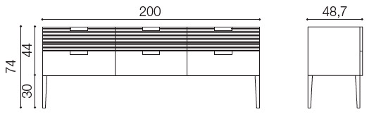 croquis aparador zero 16 devina nais